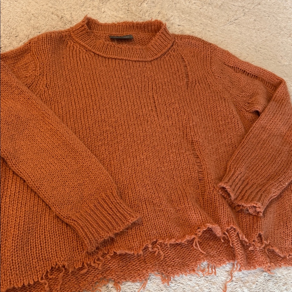Wooden Ships distressed sweater